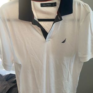 Náutica polo size Small white with blue cal-or